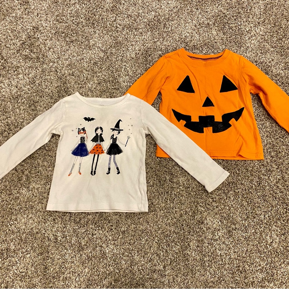 Pumpkin and Witch Shirts